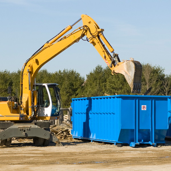 what size residential dumpster rentals are available in Barbeau MI